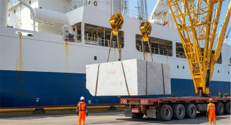 Operação e Coordenação Global na Logística de Granito