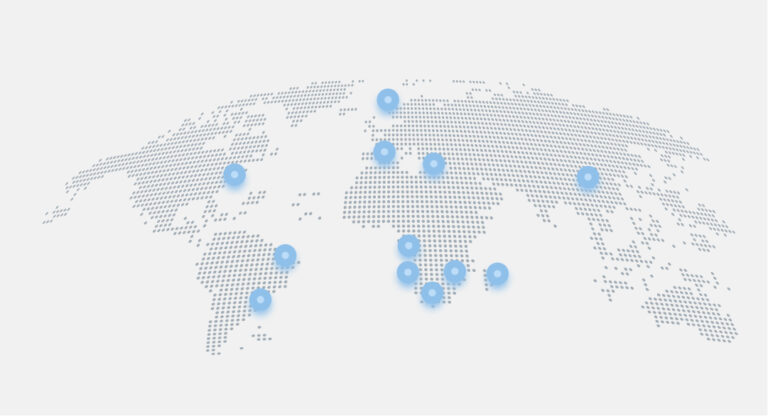 Competência Global: Operações em 4 Continentes